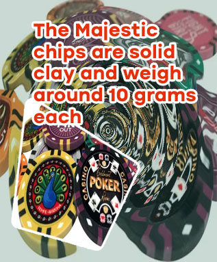 Personalized clay poker chips