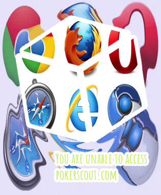 Web browser poker